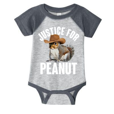 Justice For Peanut The Squirrel Infant Baby Jersey Bodysuit