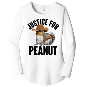 Justice For Peanut The Squirrel Women's Perfect Tri Tunic Long Sleeve Shirt