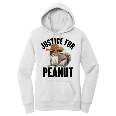 Justice For Peanut The Squirrel Women's Pullover Hoodie