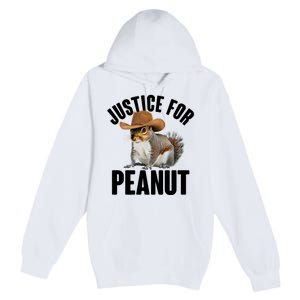 Justice For Peanut The Squirrel Premium Pullover Hoodie