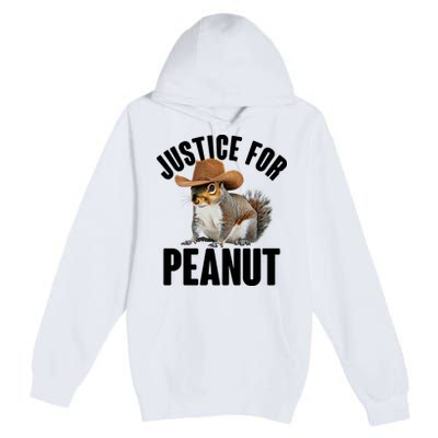 Justice For Peanut The Squirrel Premium Pullover Hoodie