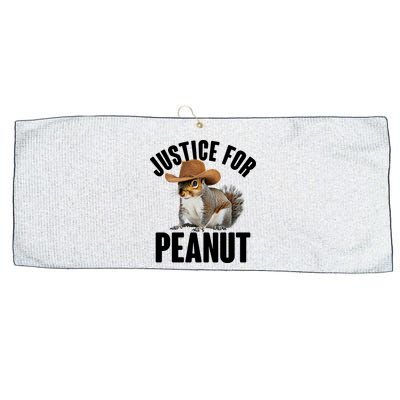 Justice For Peanut The Squirrel Large Microfiber Waffle Golf Towel