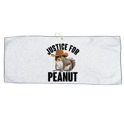 Justice For Peanut The Squirrel Large Microfiber Waffle Golf Towel