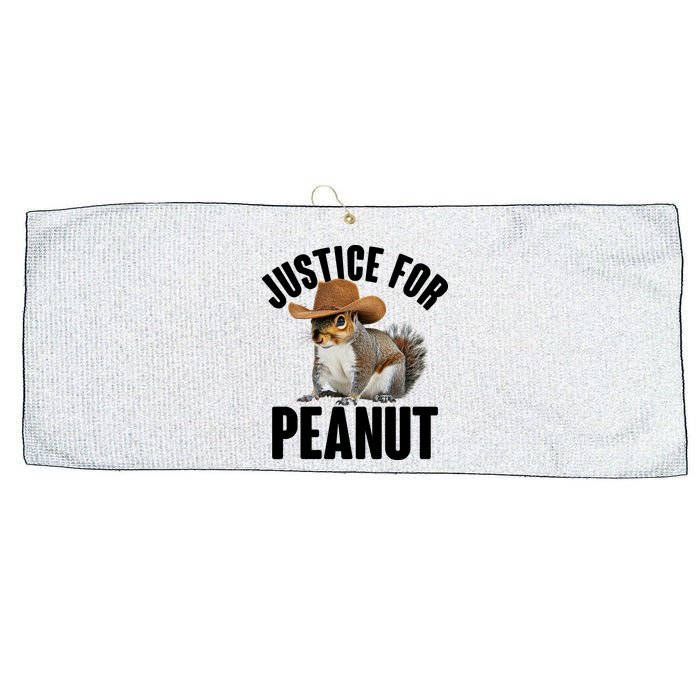 Justice For Peanut The Squirrel Large Microfiber Waffle Golf Towel