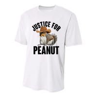 Justice For Peanut The Squirrel Youth Performance Sprint T-Shirt
