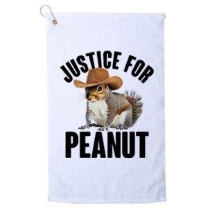 Justice For Peanut The Squirrel Platinum Collection Golf Towel