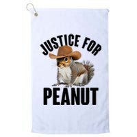 Justice For Peanut The Squirrel Platinum Collection Golf Towel