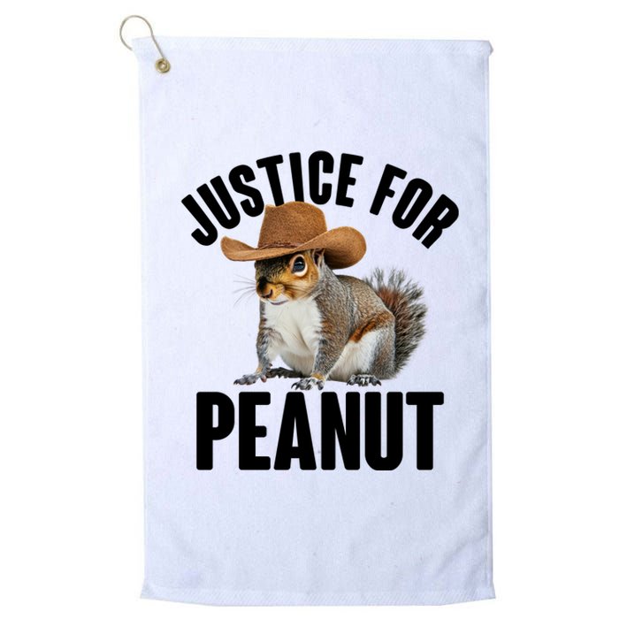 Justice For Peanut The Squirrel Platinum Collection Golf Towel