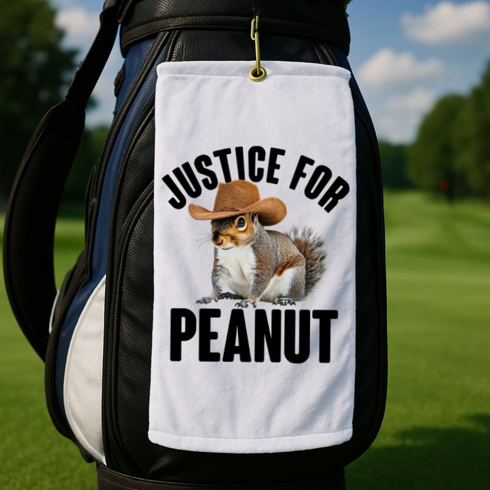 Justice For Peanut The Squirrel Golf Towel