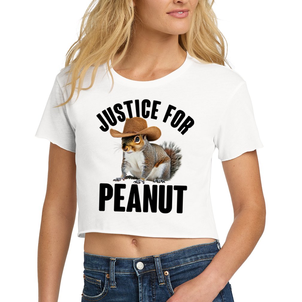 Justice For Peanut The Squirrel Crop Top