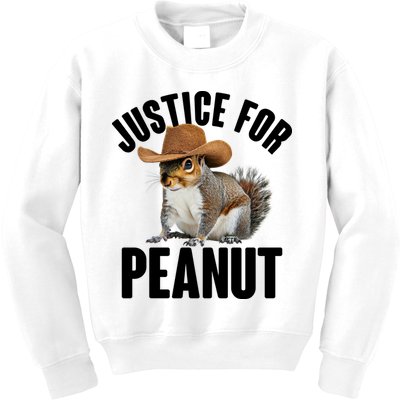 Justice For Peanut The Squirrel Kids Sweatshirt