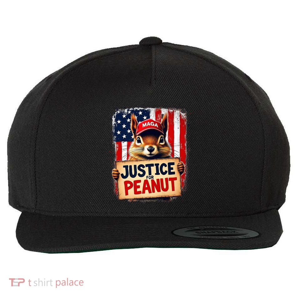 Justice For Peanut The Squirrel Peanut Squirrel Maga Wool Snapback Cap