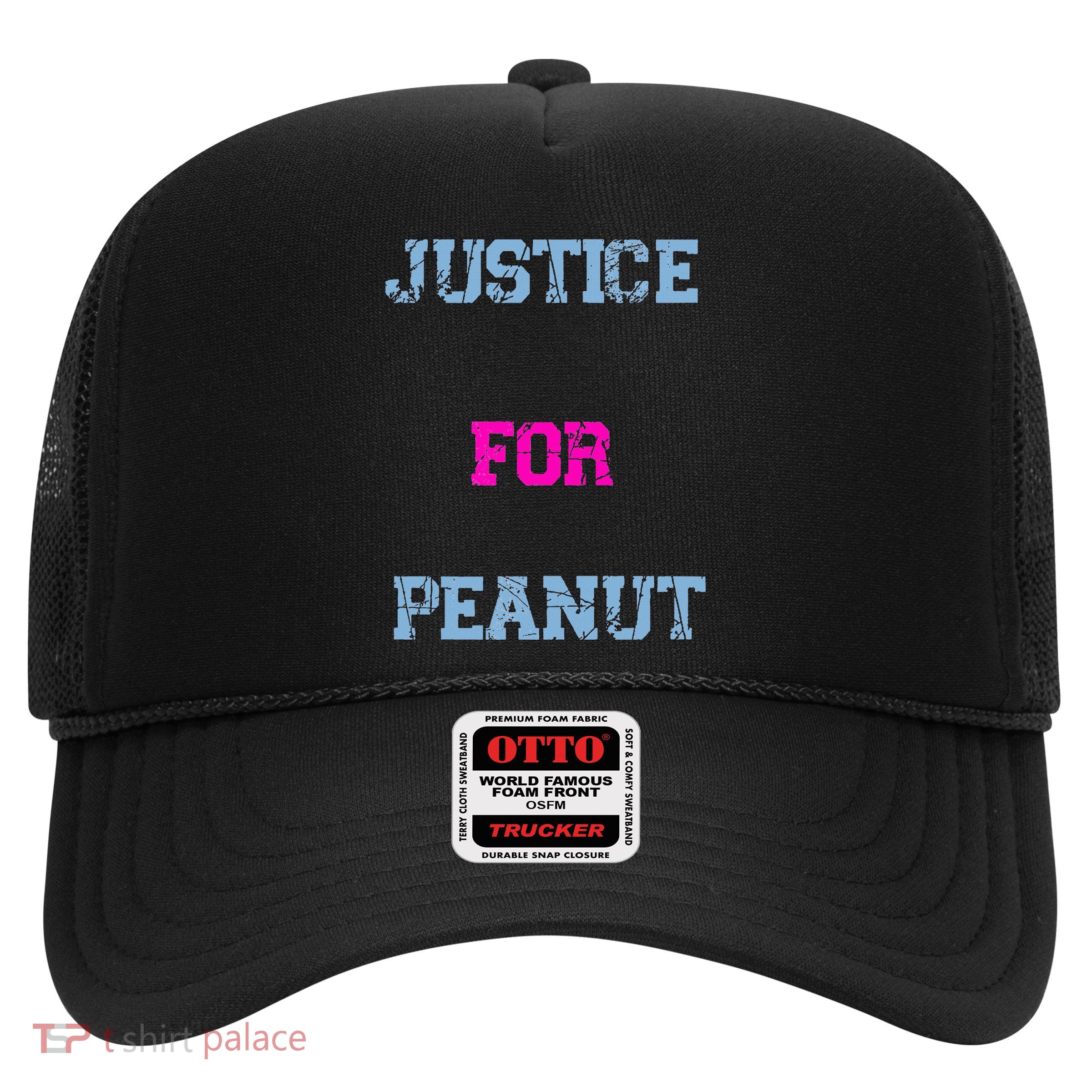 Justice For Peanut Squirrel Advocacy Support Trucker Hat