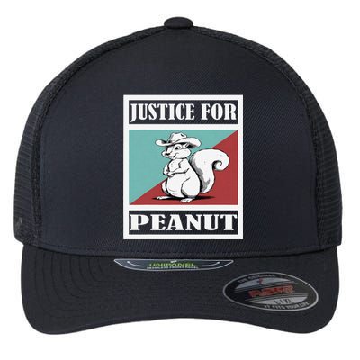 Justice For Peanut The Squirrel Flexfit Unipanel Trucker Cap