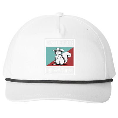 Justice For Peanut The Squirrel Snapback Five-Panel Rope Hat