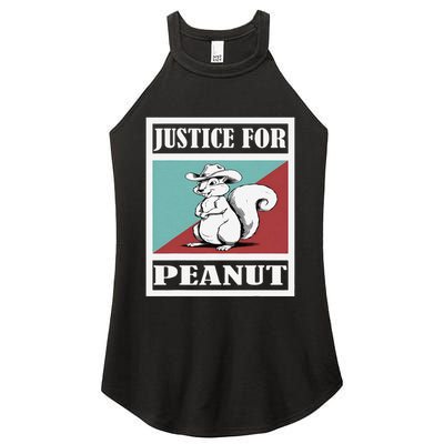 Justice For Peanut The Squirrel Women's Perfect Tri Rocker Tank