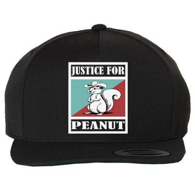 Justice For Peanut The Squirrel Wool Snapback Cap