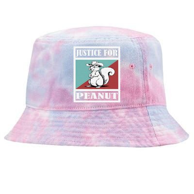 Justice For Peanut The Squirrel Tie-Dyed Bucket Hat