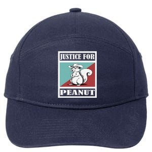 Justice For Peanut The Squirrel 7-Panel Snapback Hat