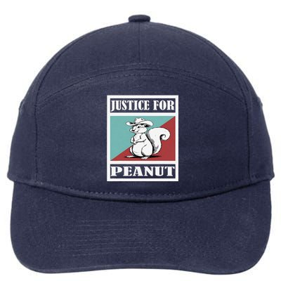 Justice For Peanut The Squirrel 7-Panel Snapback Hat