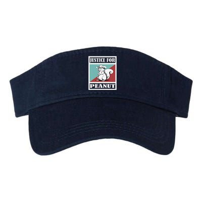 Justice For Peanut The Squirrel Valucap Bio-Washed Visor