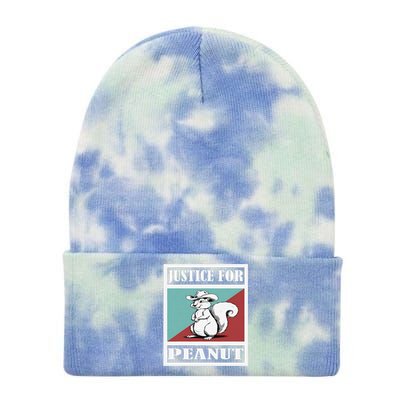 Justice For Peanut The Squirrel Tie Dye 12in Knit Beanie