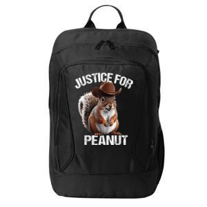 Justice For Peanut The Squirrel Cowboy Hat Peanut Squirrel City Backpack