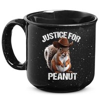 Justice For Peanut The Squirrel Cowboy Hat Peanut Squirrel 15oz Campfire Ceramic Mug