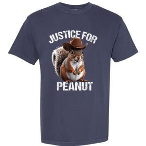 Justice For Peanut The Squirrel Cowboy Hat Peanut Squirrel Garment-Dyed Heavyweight T-Shirt