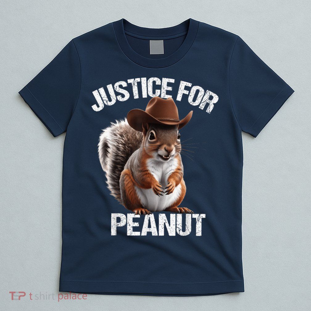 Justice For Peanut The Squirrel Cowboy Hat Peanut Squirrel T-Shirt