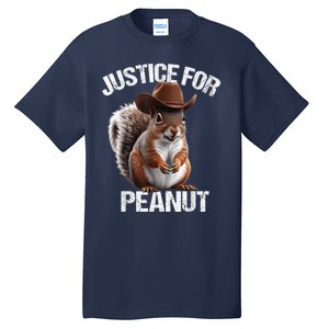 Justice For Peanut The Squirrel Cowboy Hat Peanut Squirrel Tall T-Shirt