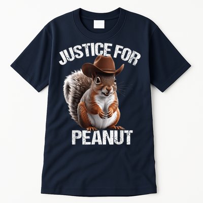 Justice For Peanut The Squirrel Cowboy Hat Peanut Squirrel Tall T-Shirt