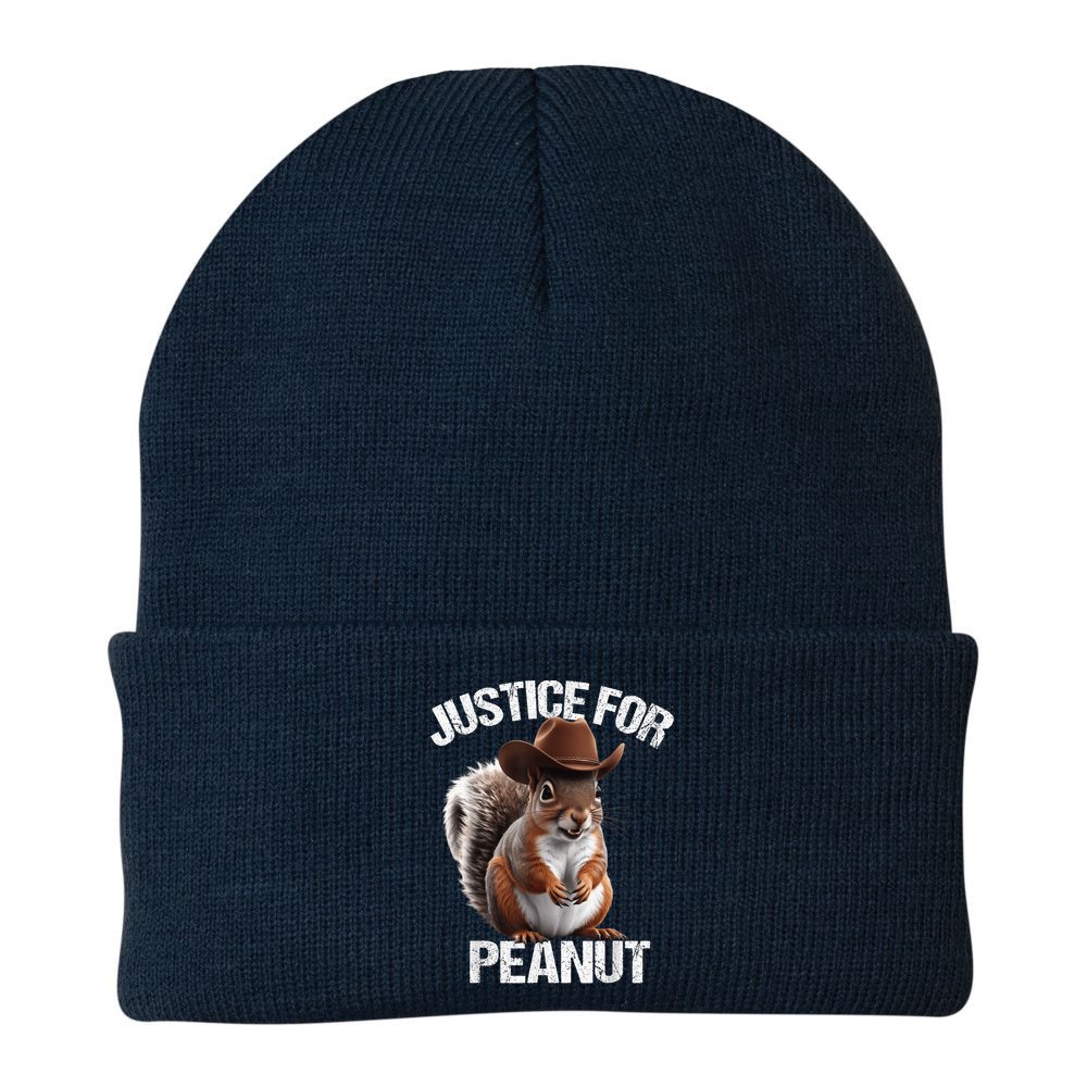 Justice For Peanut The Squirrel Cowboy Hat Peanut Squirrel Beanie