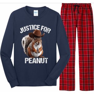 Justice For Peanut The Squirrel Cowboy Hat Peanut Squirrel Long Sleeve Pajama Set