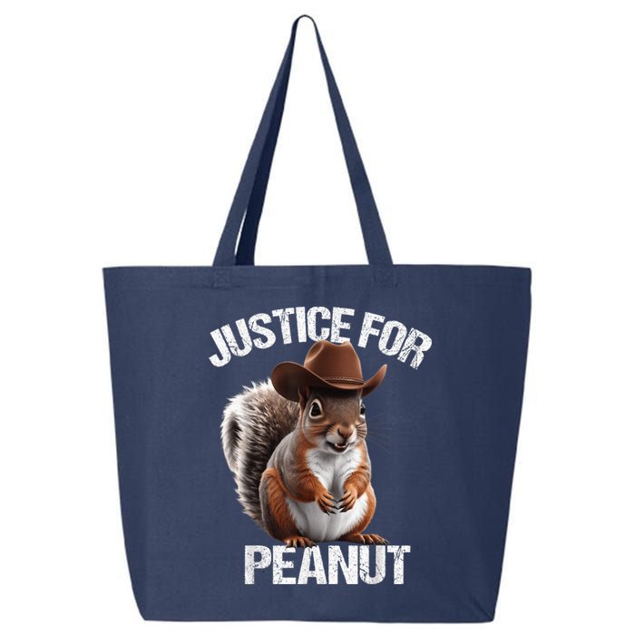 Justice For Peanut The Squirrel Cowboy Hat Peanut Squirrel 25L Jumbo Tote