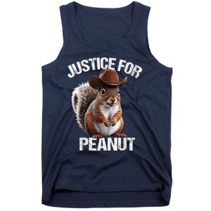 Justice For Peanut The Squirrel Cowboy Hat Peanut Squirrel Tank Top