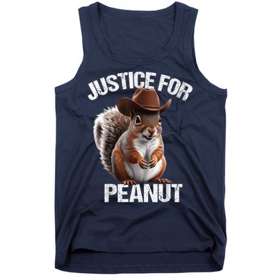 Justice For Peanut The Squirrel Cowboy Hat Peanut Squirrel Tank Top