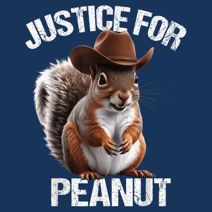 Justice For Peanut The Squirrel Cowboy Hat Peanut Squirrel Golf Towel