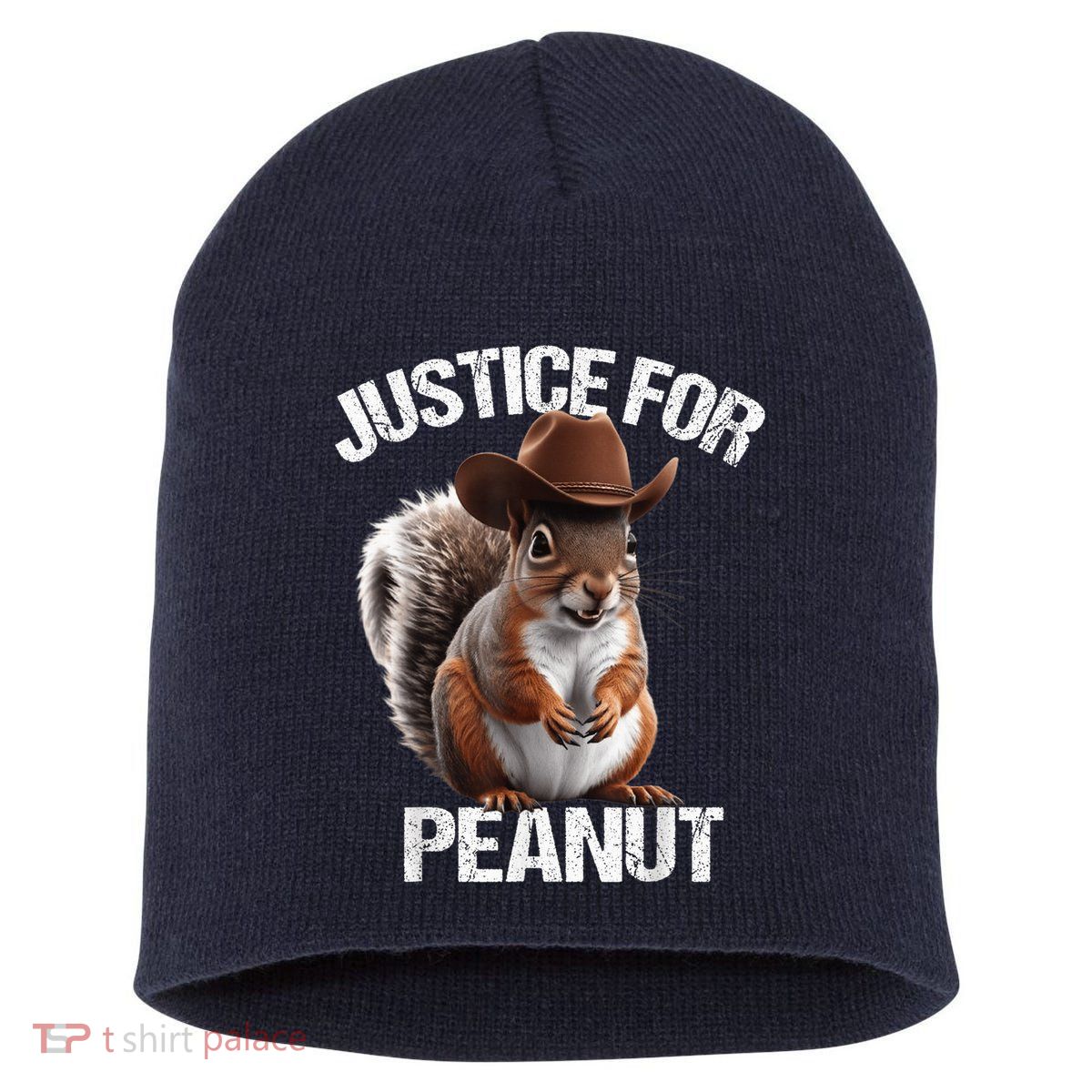 Justice For Peanut The Squirrel Cowboy Hat Peanut Squirrel Short Acrylic Beanie