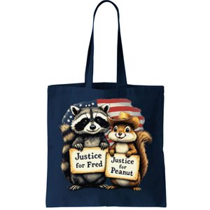 Justice For Peanut The Squirrel And Fred The Raccoon Tote Bag