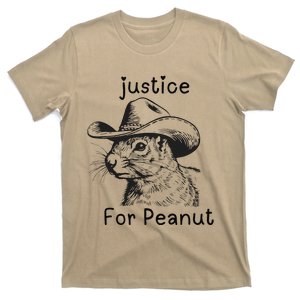 Justice For Peanut The Squirrel P地Ut Pnut Peanut Squirrel T-Shirt