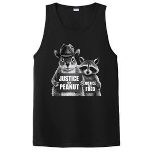 Justice For Peanut The Squirrel Cowboy Hat PosiCharge Competitor Tank