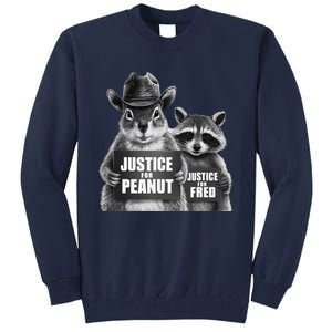 Justice For Peanut The Squirrel Cowboy Hat Tall Sweatshirt