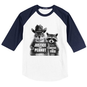 Justice For Peanut The Squirrel Cowboy Hat Baseball Sleeve Shirt