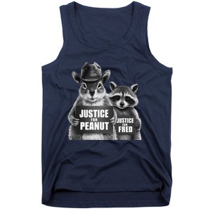 Justice For Peanut The Squirrel Cowboy Hat Tank Top