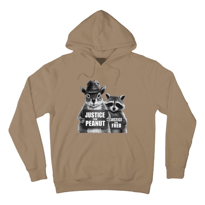 Justice For Peanut The Squirrel Cowboy Hat Hoodie