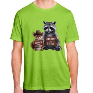 Justice For Peanut The Squirrel Supporter Adult ChromaSoft Performance T-Shirt