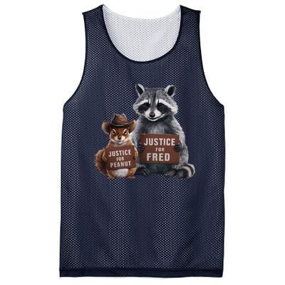 Justice For Peanut The Squirrel Supporter Mesh Reversible Basketball Jersey Tank