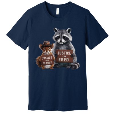 Justice For Peanut The Squirrel Supporter Premium T-Shirt