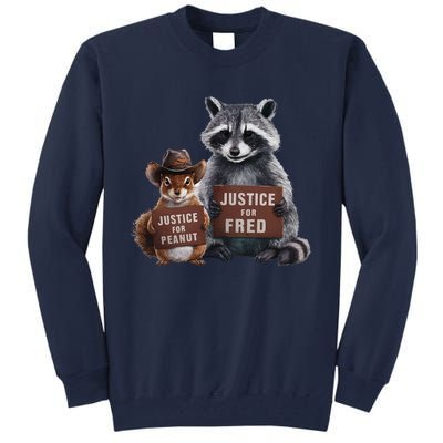 Justice For Peanut The Squirrel Supporter Tall Sweatshirt